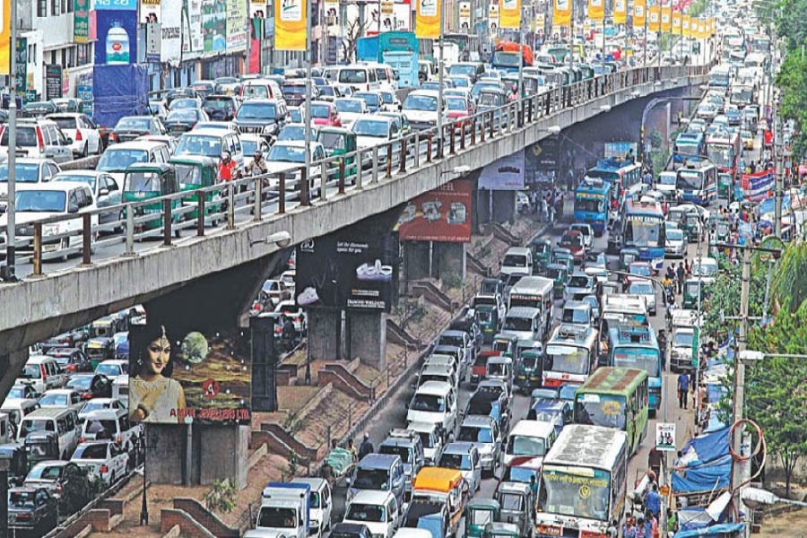 Addressing traffic gridlock in Dhaka city