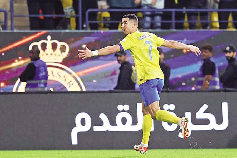 Ronaldo nets first goal for Al Nassr - Newspaper 