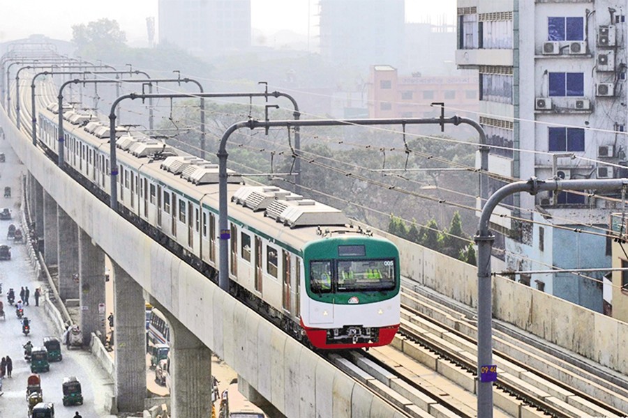 Metro rail services disrupted after cable falls on power line